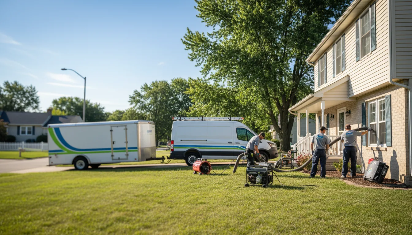 Flooded Basement Restoration And Cleanup With Repair in Rohwer, AR near me